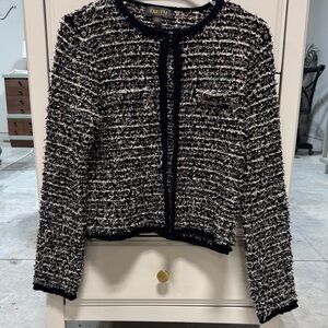 TRUTH Black and White Tweed Blazer